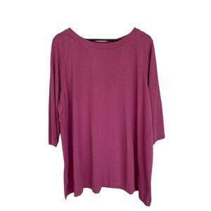 J. Jill Women's Tunic in Deep Magenta